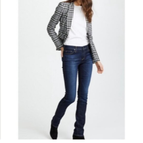 AG Adriano Goldschmied Mid Rise Straight Leg Harper Denim Jeans 26R - Picture 1 of 12